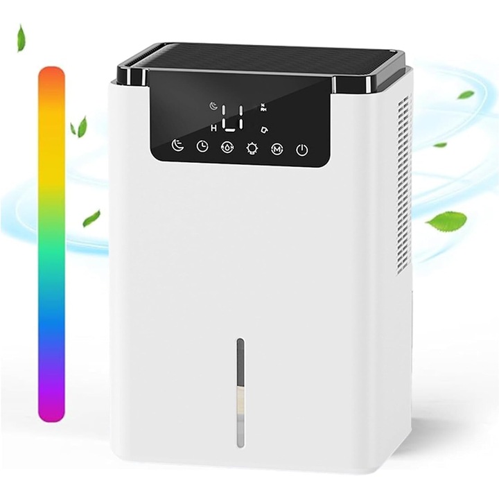 Smart WALALLA párátlanító, 2L, Fehér, digitális kijelzővel, alvó üzemmóddal, tisztító funkcióval, 50 nm