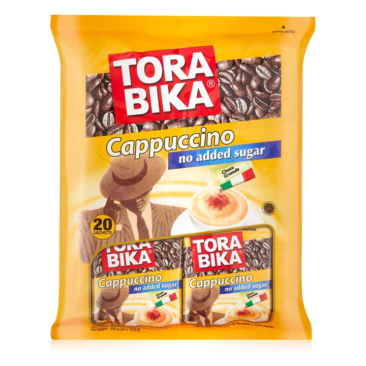 Torabika Капучино без Захар, 20 Пакетчета х 12, 5 г