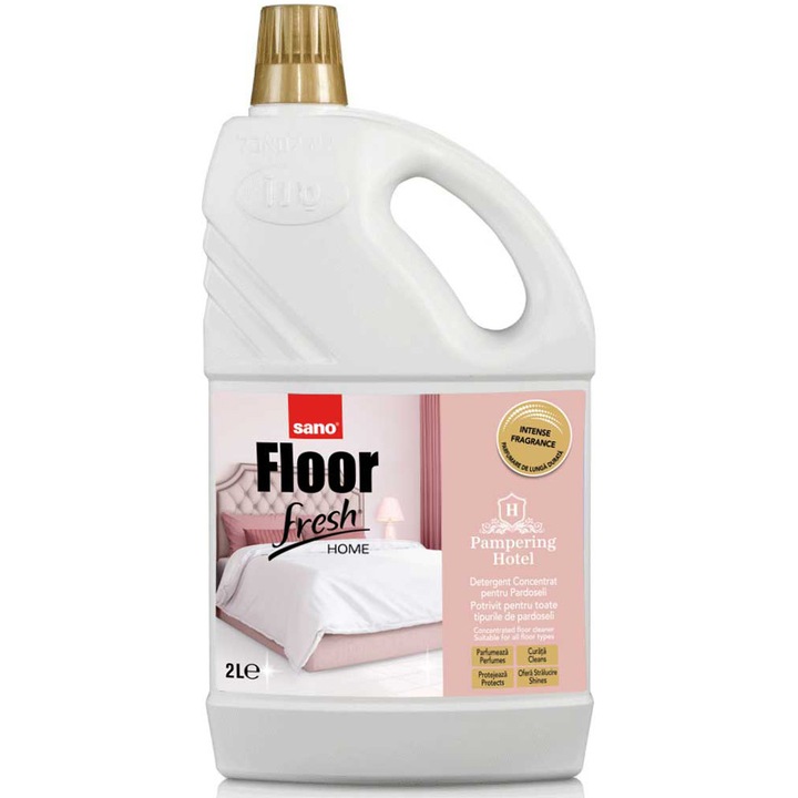 Препарат за подови настилки Sano Floor Fresh Home Pampering Hotel, 2 л