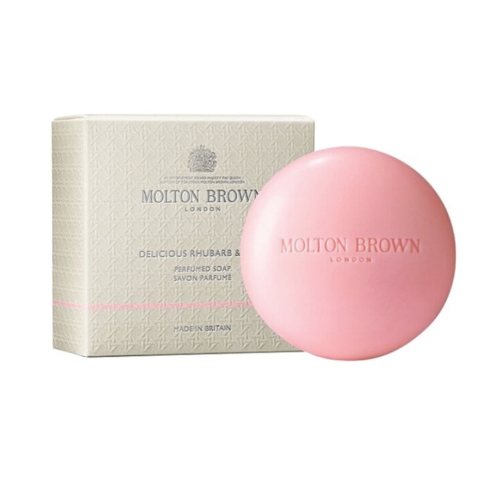 Sapun solid pentru maini si corp Molton Brown Rhubarb & Rose Perfumed Soap unisex 150 g