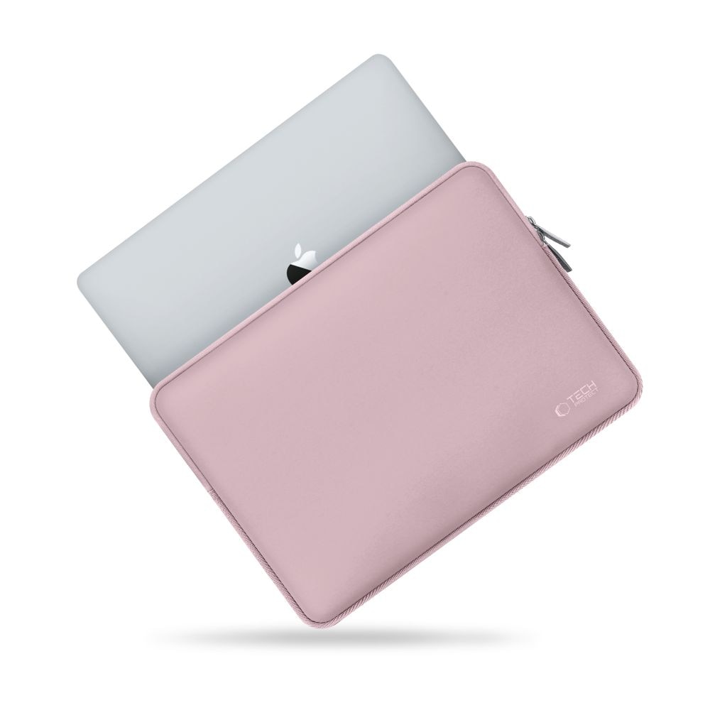 Set husa laptop 15/16 inch si husa pentru accesorii TECH-PROTECT NeoSlim Rose