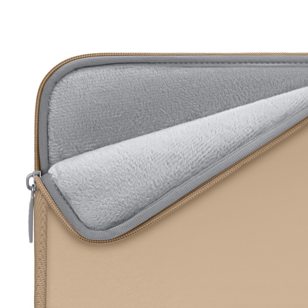 Set husa laptop 15/16 inch si husa pentru accesorii TECH-PROTECT NeoSlim Caffe Latte