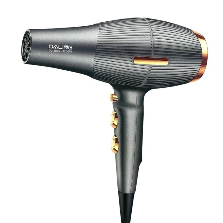 Uscator de par cu o duza difuzoare, 3200 w, culoare gri