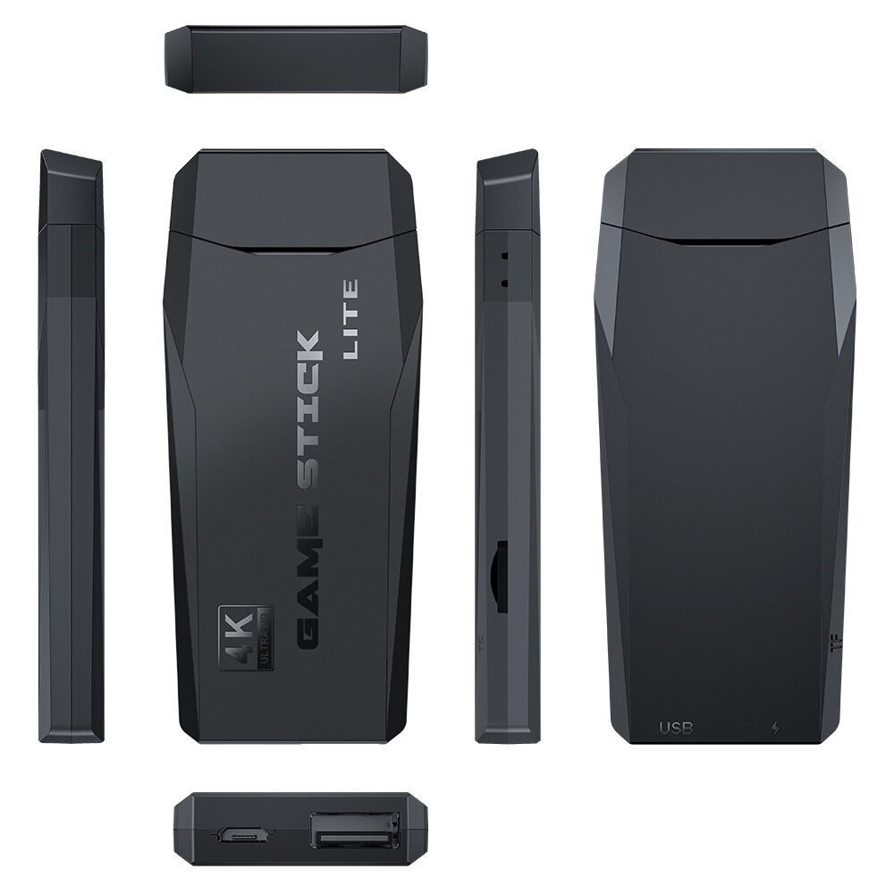 Consola Wireless Blasko 4K cu 2 manete, compatibila cu TV Smart, conexiune HDMI, peste 10.000 Jocuri, 64 gb memorie interna