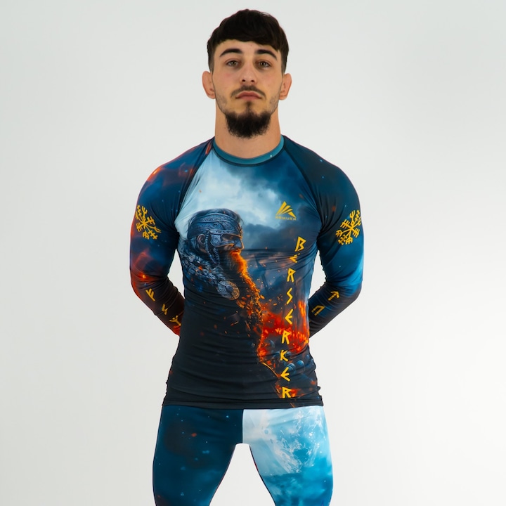 Bluza Rashguard Masculin ARMURA Berserker, Multicolor, Multicolor