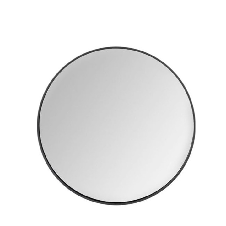 Oglinda de Machiaj cu marire 5x, ventuze fixare, neagra, Ø15x2cm