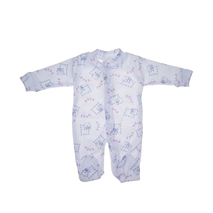 Hosszu ujju kombine gyerekeknek Mini Junior SALMJ-4A, feher, Fehér