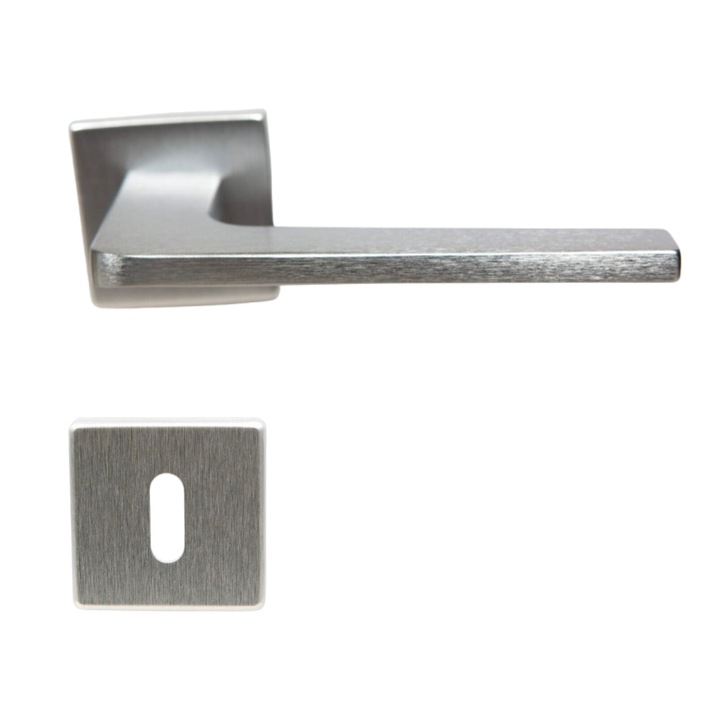 Maner usa Seven crom satin cu rozeta cheie