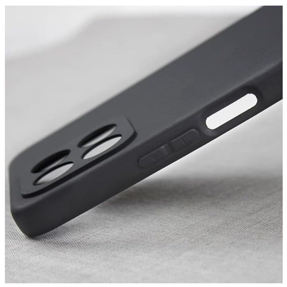 Husa Silicon Jelly Liquid, Compatibil cu Honor X7D, Ultra Slim, din silicon high tech, Protectie la Camera, Negru