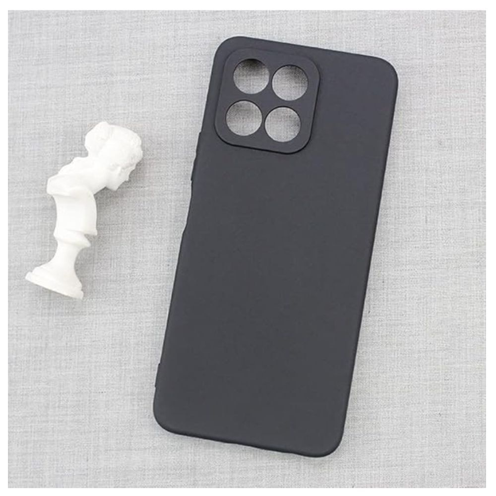 Husa Silicon Jelly Liquid, Compatibil cu Honor X7D, Ultra Slim, din silicon high tech, Protectie la Camera, Negru