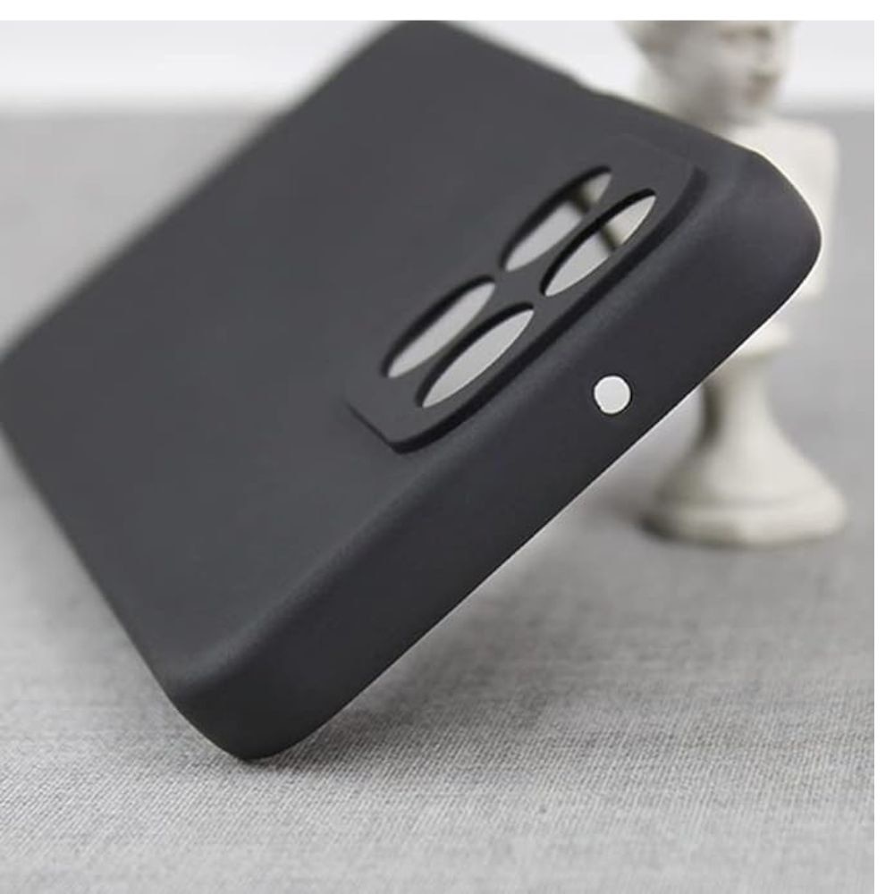 Husa Silicon Jelly Liquid, Compatibil cu Honor X7D, Ultra Slim, din silicon high tech, Protectie la Camera, Negru