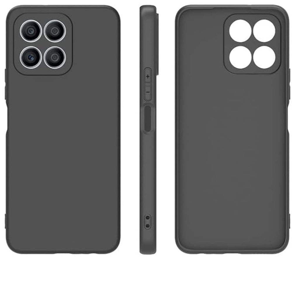 Husa Silicon Jelly Liquid, Compatibil cu Honor X7D, Ultra Slim, din silicon high tech, Protectie la Camera, Negru