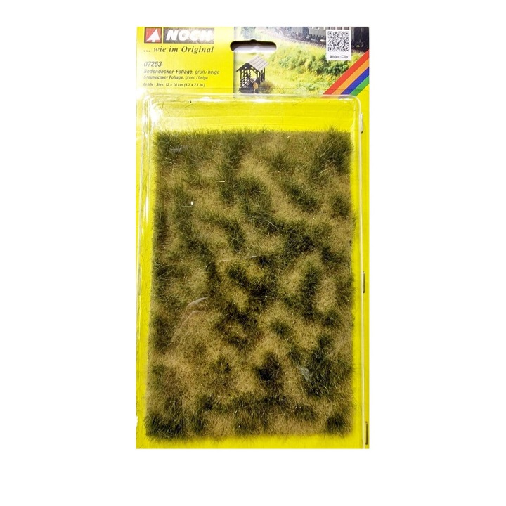 Accesorii pentru diorame Noch Groundcover Foliage Olivr Green / Beige 12cmx18cm 70gr NOCH 07253
