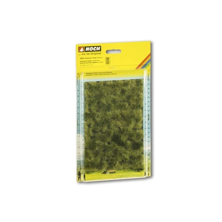 Accesorii pentru diorame Noch Groundcover Foliage Medium Green 12cmx18cm 70gr NOCH 07250