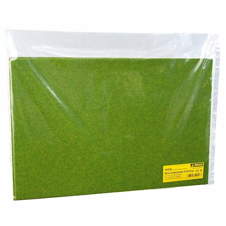 Accesorii pentru diorame Noch Covor de iarba Mini Grass Spring Meadow 450mmx300mm 4buc NOCH 00006
