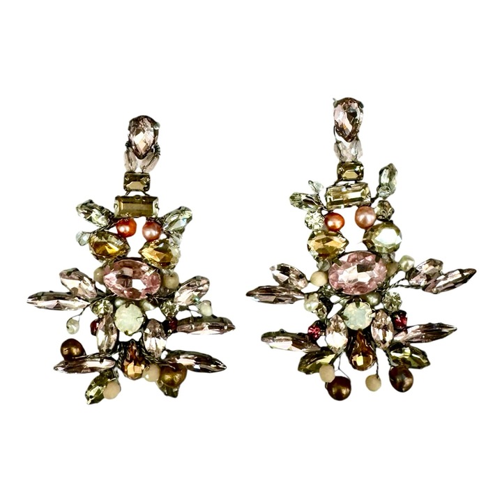 Cercei dama, Aviel, Auriu, 7 cm