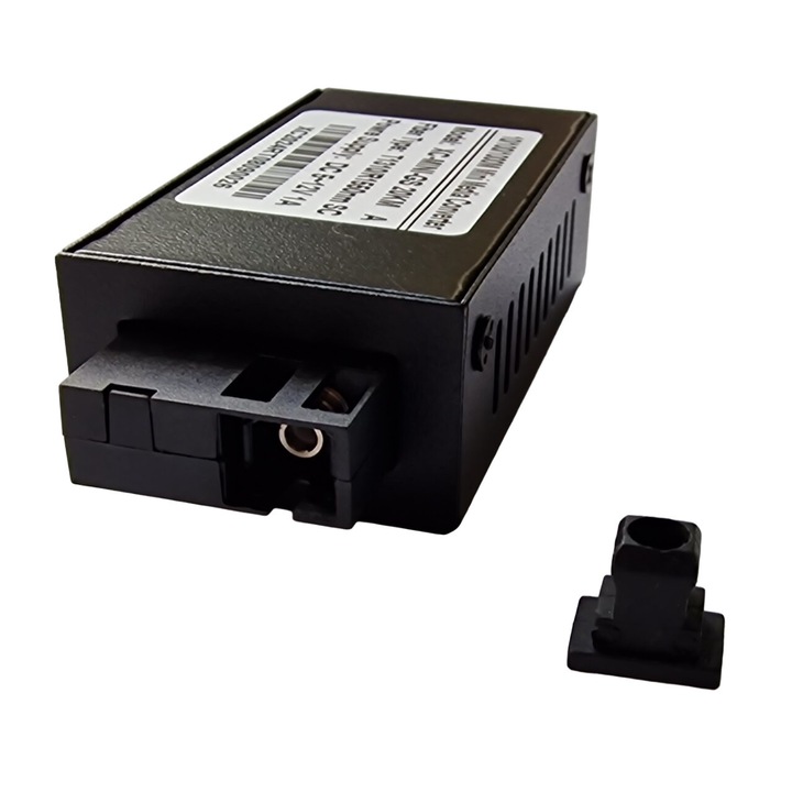 Комплект - Мини медийни конвертори Gigabit, WDM, тип A+B, SC конектор, 1310nm и 1550nm, единично влакно 1.25Gbps, 20 km