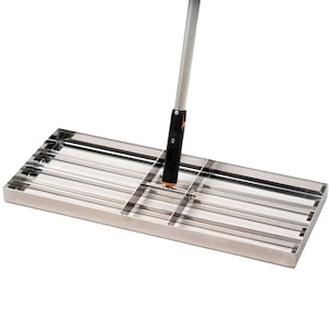 Nivelator profesional pentru gazon Greenax StrongLevel 160 x 60 x 25 cm, aluminiu & inox, nivelare si topdressing