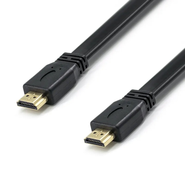 HDMI кабел Bervolo High-Speed с Ethernet, E 469776, AWM Style 30V VW-1, Черен, 50 см