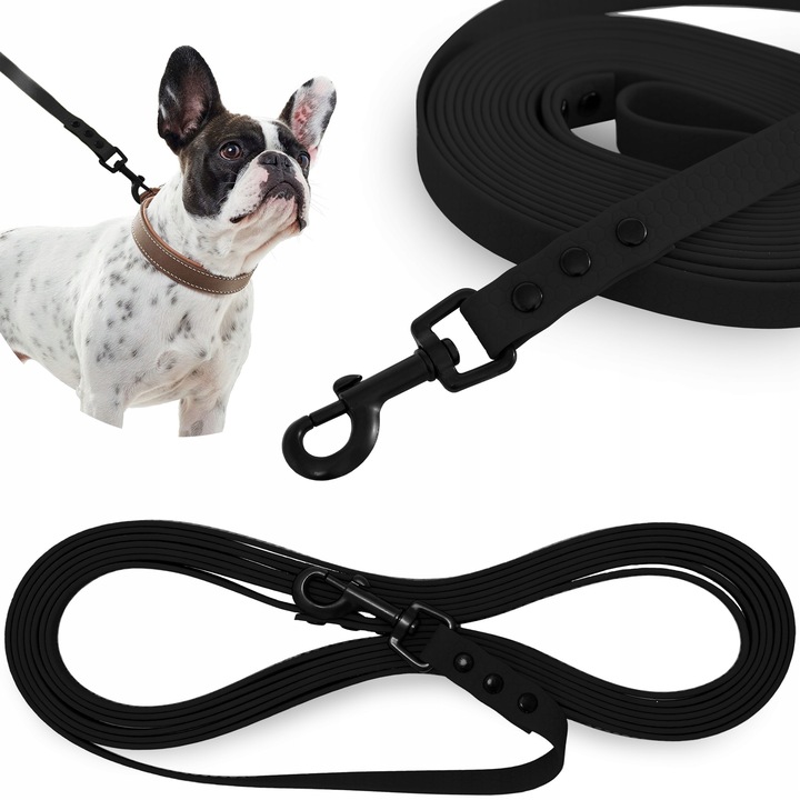 Lesa de antrenament pentru caini, Reverse, Biothane, PVC, 5m, rezistenta la apa, antialergica