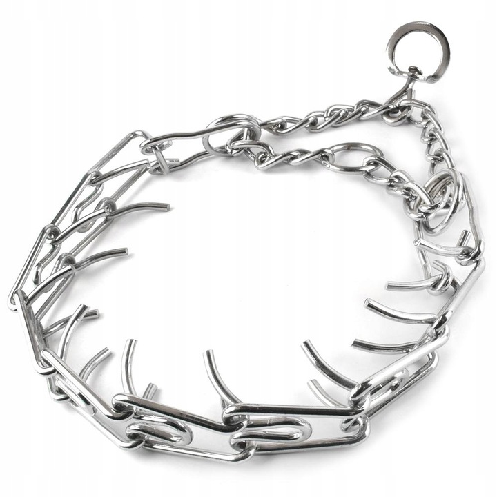 Zgarda cu dinti pentru caini, Reverse, Metal, 35x45 cm