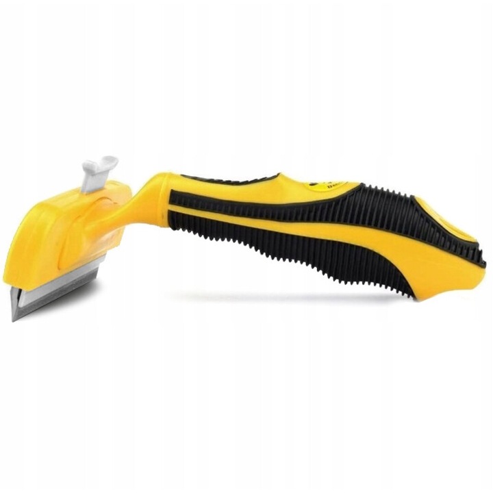 Kefe kutyáknak Reverse, trimmer az elhalt szőr eltávolításához, ergonomikus, sárga színű, közepes és nagy fajták számára