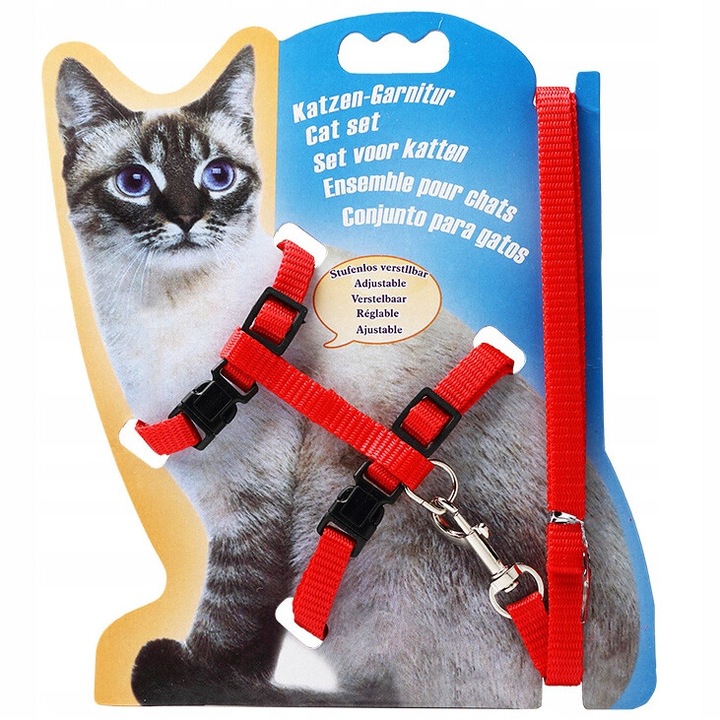 Sistem de hamuri si lesa pentru animale mici, Reverse, reglabil, 120cm