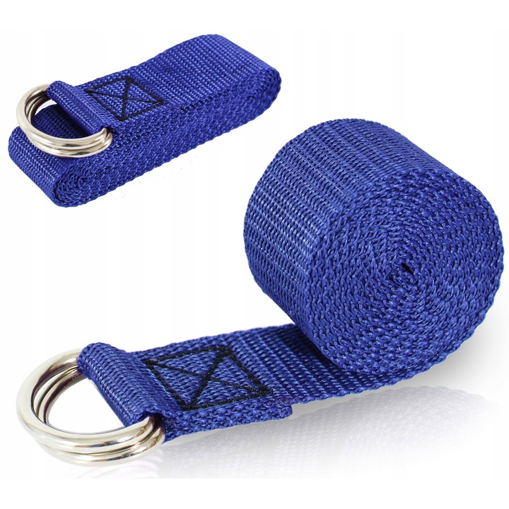 Jóga öv, Reverse, 183cm, kék