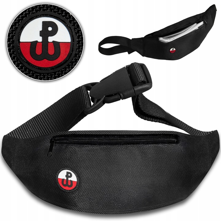 Reverse sport táska, 26x12x10cm, 2 rekeszes, vízálló, fekete