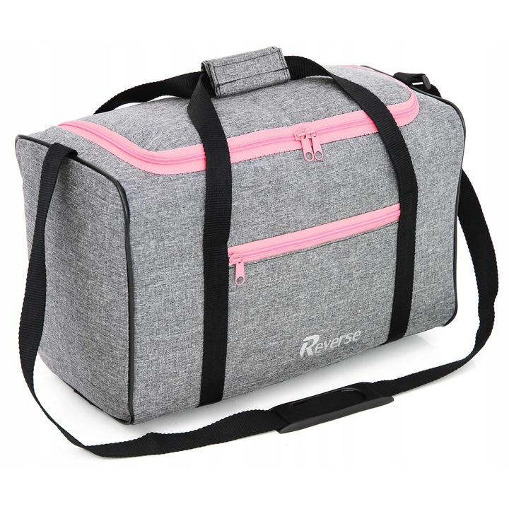 Пътна чанта, реверс, Cordura, 40x20x30 см, 20 литра, сива