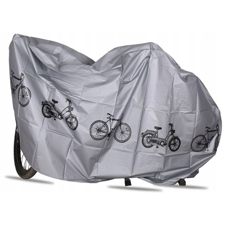 Husa protectie Reverse XXL pentru bicicleta, Motor, Scuter, Impermeabil, 205x125cm, Gri