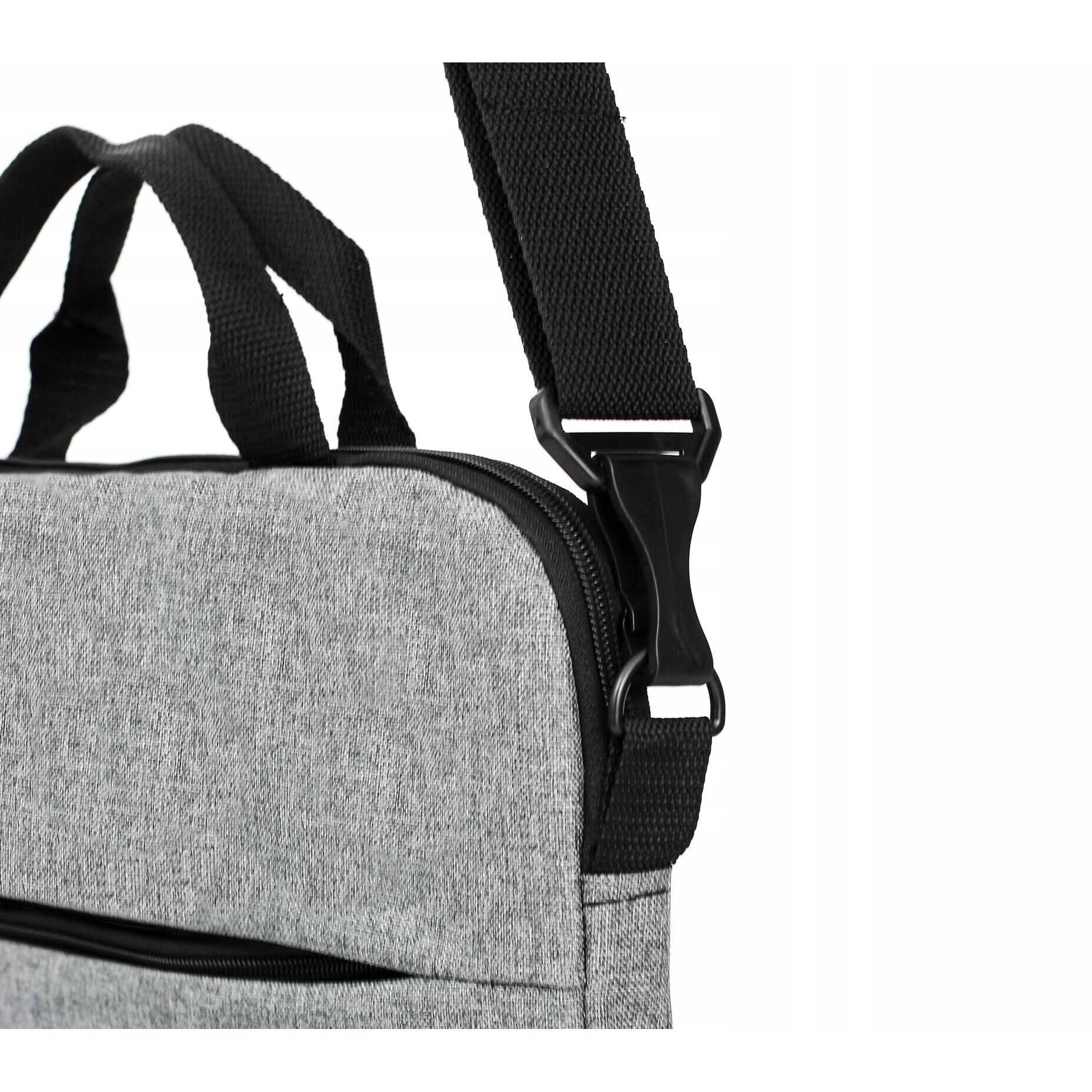Geanta laptop Reverse, 15.6", material Codura, gri, 40x29x4cm