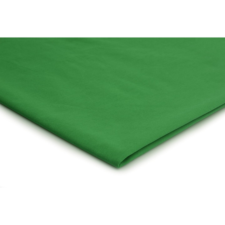 Tesatura, Bumbac creponat Verde, 100% Bumbac, 50cm x 152cm