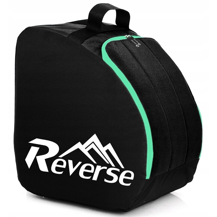 Geanta pentru role si casti, Reverse, negru-mint, 42x40x30cm