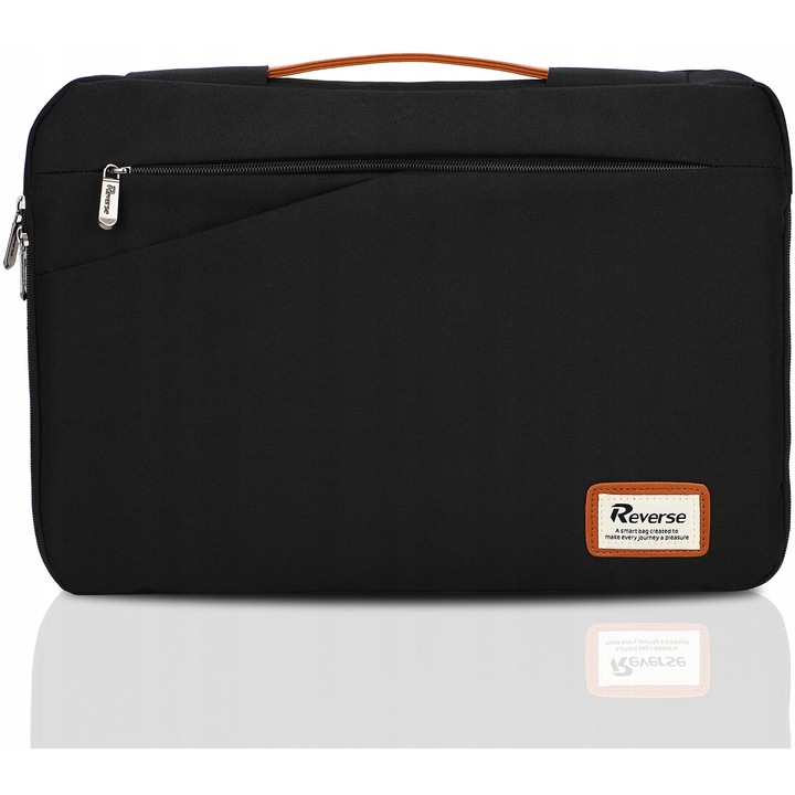 Geanta laptop Reverse, 15.6", material Codura 9000, impermeabila, dimensiuni 40x30x5cm