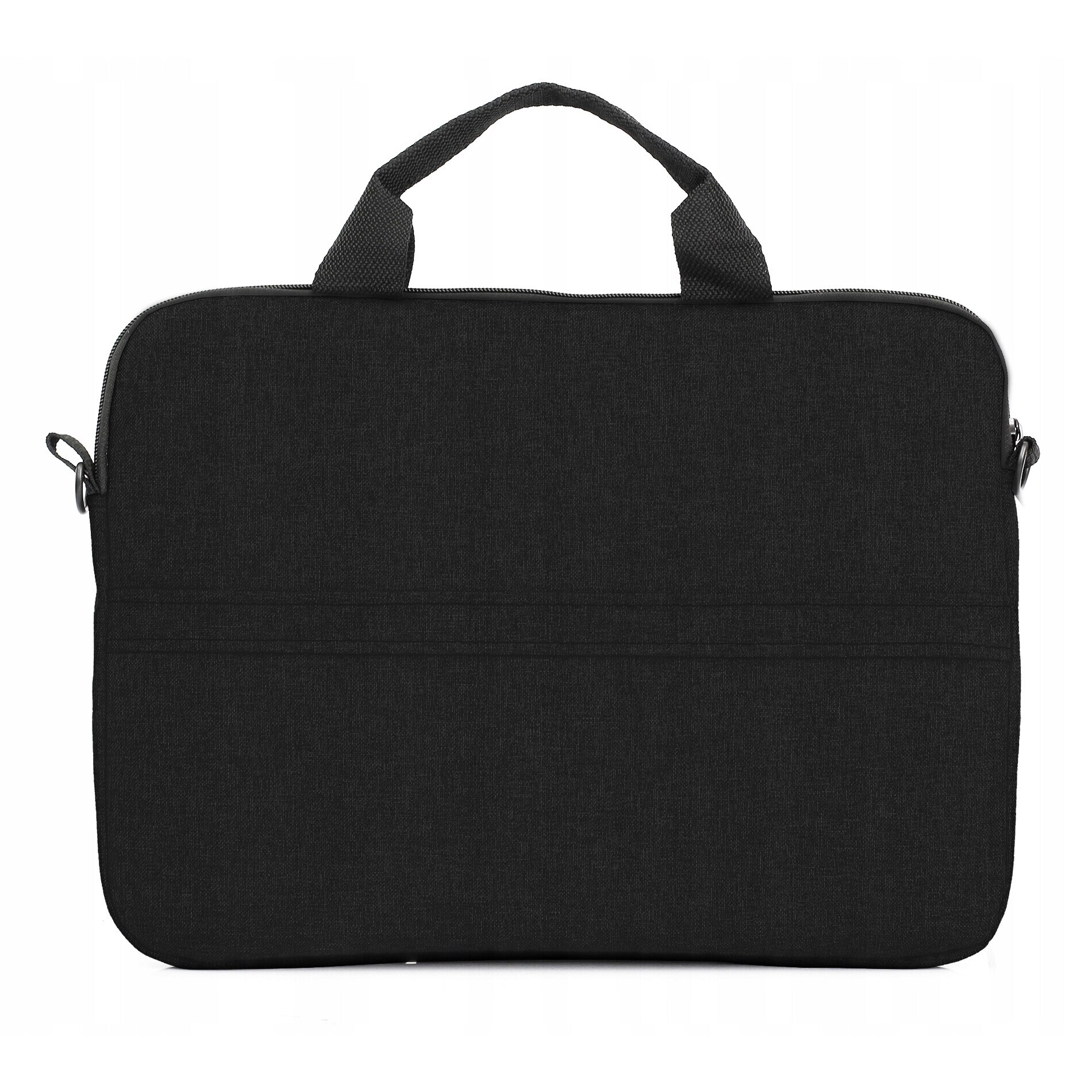 Geanta laptop Reverse, 13-14 inch, material Codura, neagra, 37x27x4cm