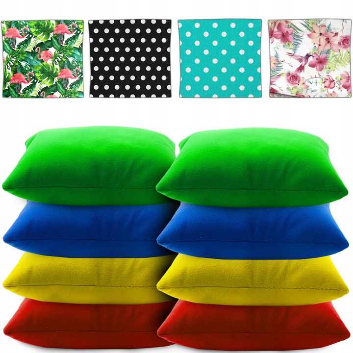 12 db-os Woreczki torna készlet, 100% pamut, 11x11 cm, többszínű