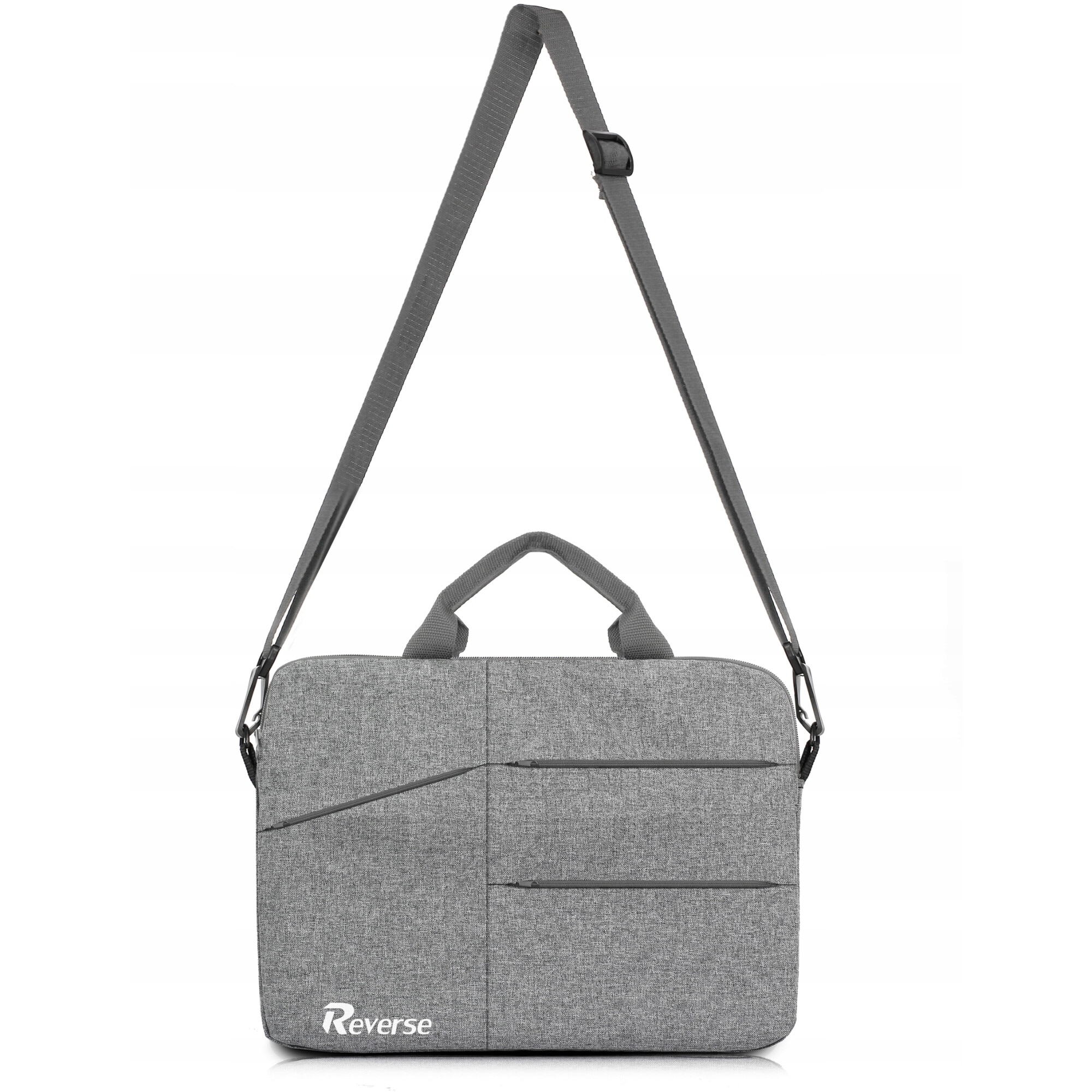 Geanta laptop Reverse, 13-14 inch, material Codura 9000, gri, 37x27x4cm