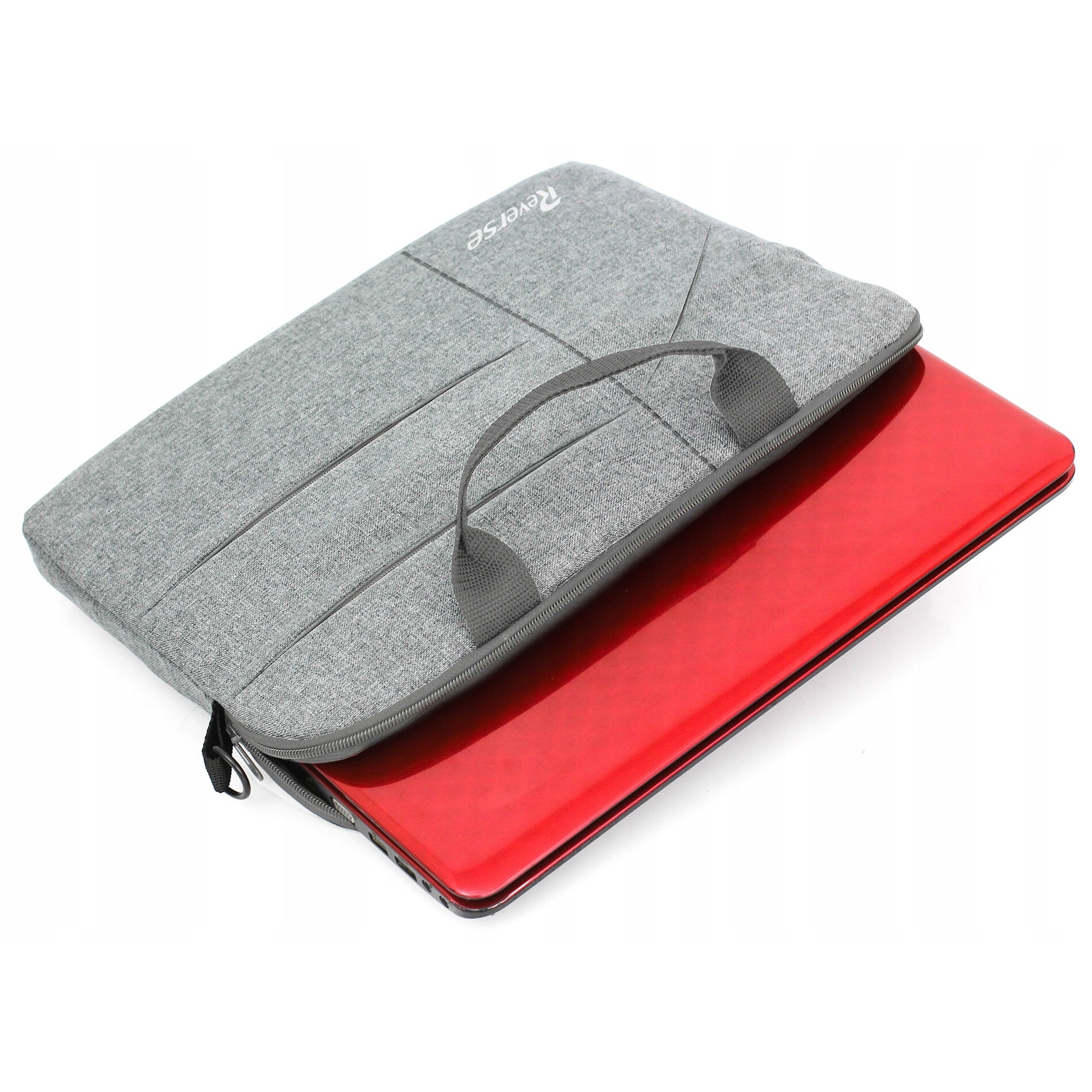 Geanta laptop Reverse, 13-14 inch, material Codura 9000, gri, 37x27x4cm