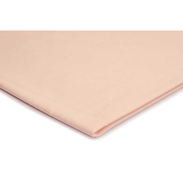 Tesatura, Bumbac creponat Roz pudrat, 100% Bumbac, 50cm x 152cm