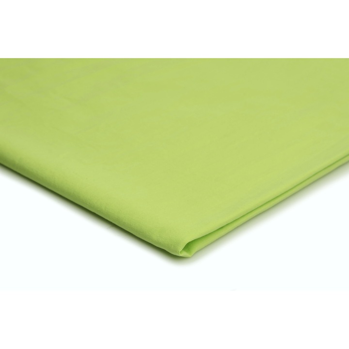 Szövet, Crepe Cotton Lime Green, 100% Pamut, 50cm x 152cm