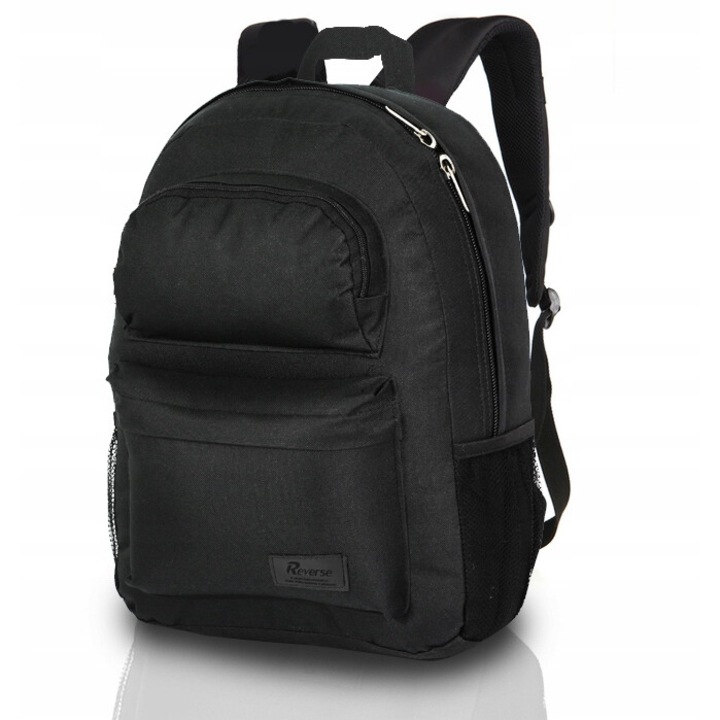 Rucsac sportiv, Reverse, cordura, 32x42x15cm, 5 compartimente, elemente reflectorizante, impermeabil, negru