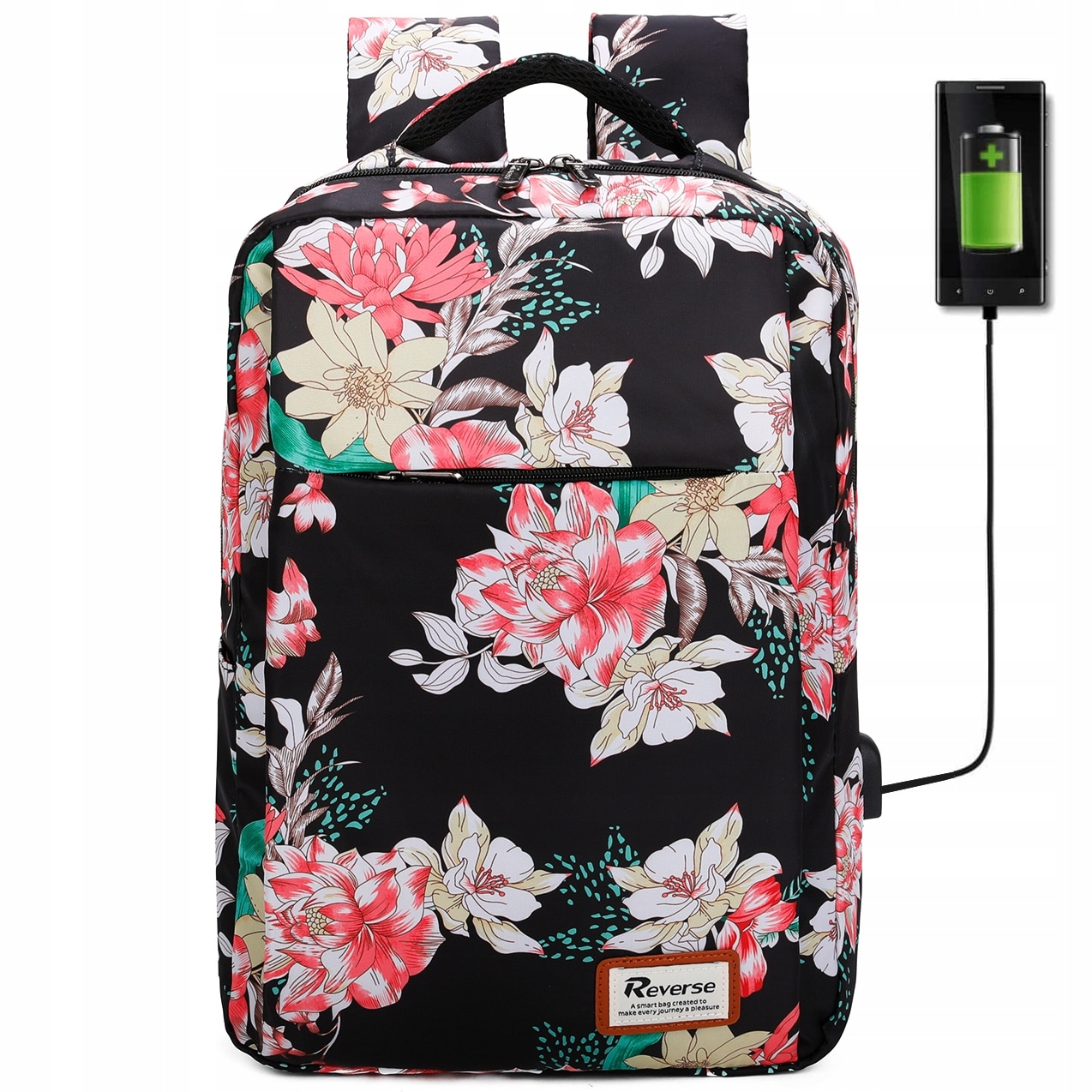 Rucsac laptop Reverse 15.6", material Codura, dimensiuni 45x30x10cm, unisex, model practic