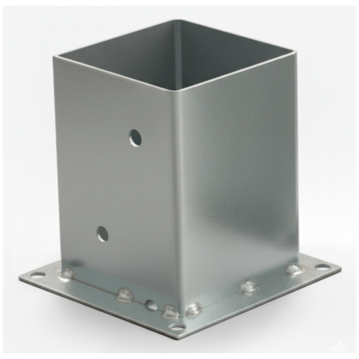 Suport Metalic pentru stalpi din lemn 100x100mm ( 10X10 CM)