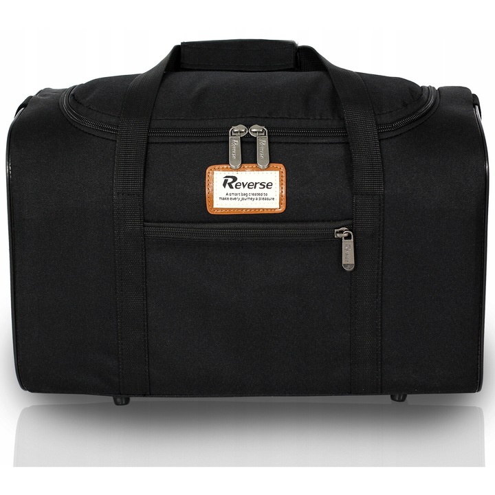Пътна чанта, Reverse, Cordura, Водоустойчива, 20 l, 40x20x25cm, Черна