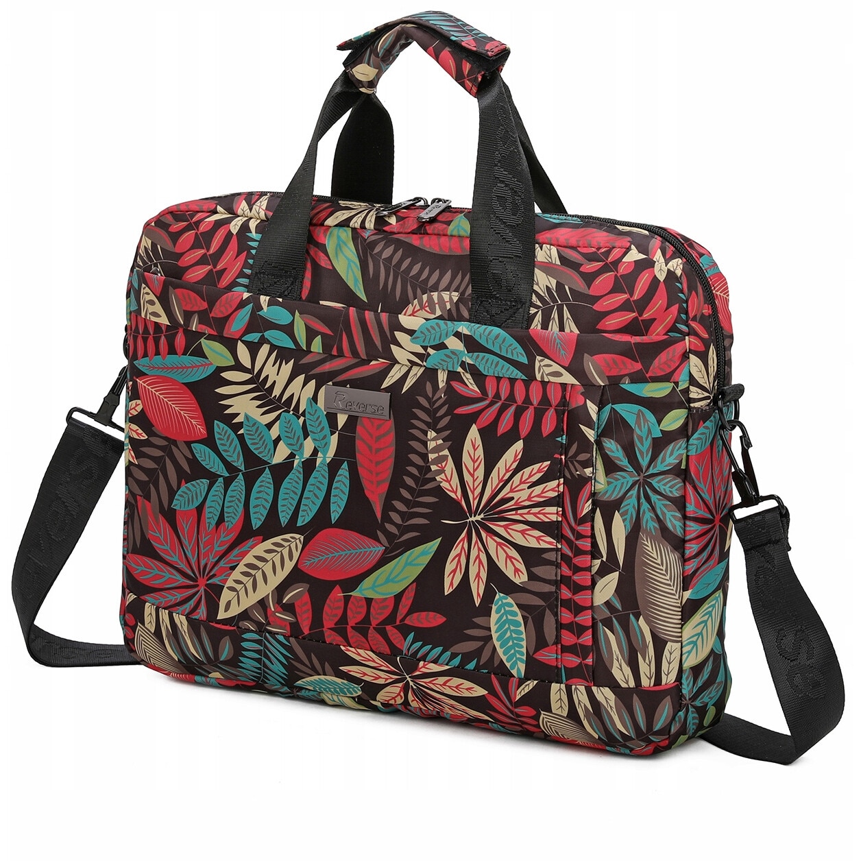Geanta laptop Reverse, 15.6", material Codura, cu port USB, neagra