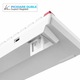Механична геймърска клавиатура Timebox, 60%, 68 клавиша, Red Switch, LED подсветка, PBT капачета, Anti-Ghosting, обменяем Type-C кабел, компактна и тиха, за игри и офис, оранжева