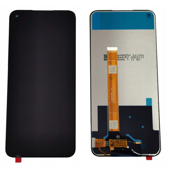 Пълен LCD екран на телефон OPPO Realme 7 5G RMX2111 6.5'' черен