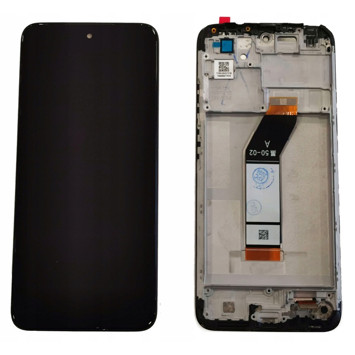 LCD екран, Xiaomi, за Redmi 10, 6.50'', 1080 x 2340 px, черен