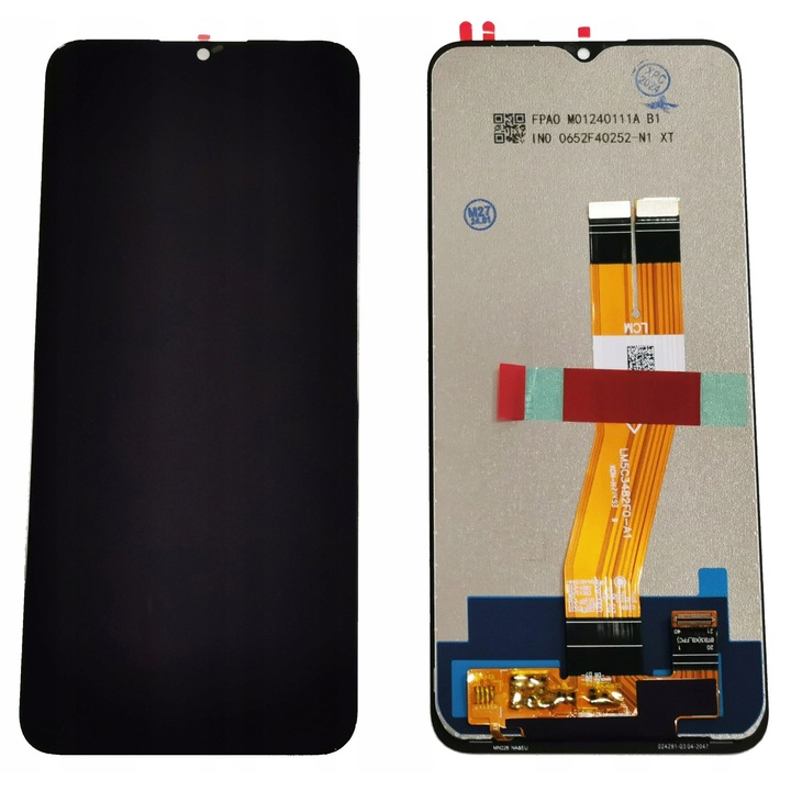 Ecran LCD Samsung A03S, Zila, 720 x 1600 px, negru